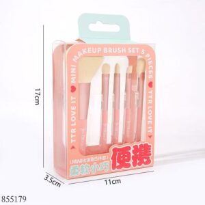 Mini Makeup Brush Set 5pcs 2843 - Image 2