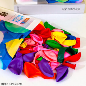 Matte Latex Balloons-Mixed Color-010-15 - Image 2