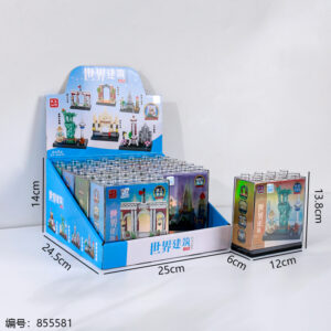 World Architecture Building Blocks in Acrylic Box-Mixed Pack-66848 - Image 3