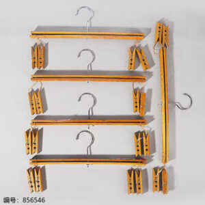 Carbonized Large Bamboo Pants Clips 5pcs 021-4 - Image 2