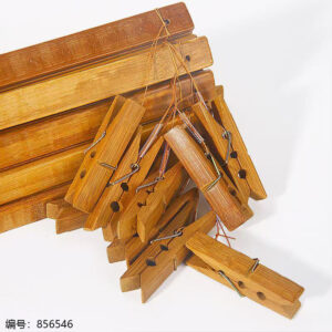 Carbonized Large Bamboo Pants Clips 5pcs 021-4 - Image 3