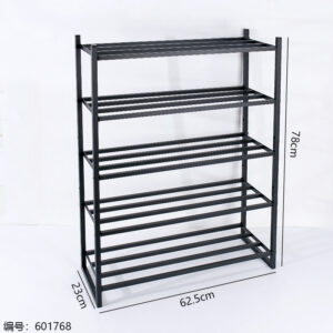Carbon Steel 5-Tier Shoe Rack - Image 3