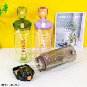 Large Capacity Flip-Top Sports Bottle 2000ml-3011 - Image 2