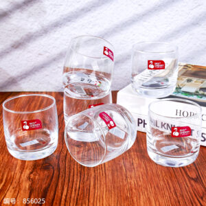Glass Water Cup 225ml Single 5301 - Image 1