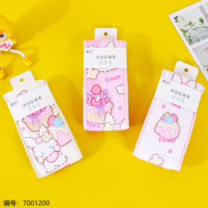 Flower Bunny Back Scrubber 076 - Image 1