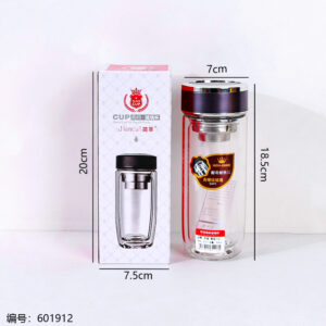 Egg-Shaped Glass Cup 350ml-8117 - Image 3