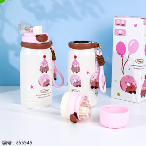 Pink Coffee Triple Drink Lid Insulated Cup 530ml-1363 - Image 2