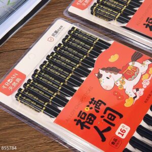Family Antibacterial Alloy Chopsticks 16 Pairs 8469 - Image 3