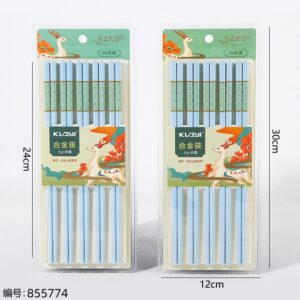 Fresh Style Alloy Chopsticks 6665 - Image 2