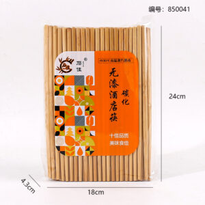 Bamboo Joint Unpainted Hotel Chopsticks 60 Pairs/Pack 0523 - Image 3
