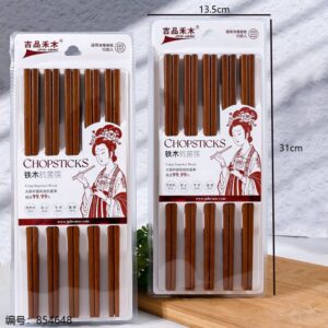 Antibacterial Ironwood Chopsticks A-1201 - Image 3