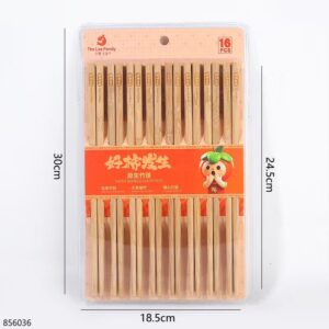Natural Bamboo Chopsticks 16 Pairs 4231 - Image 3