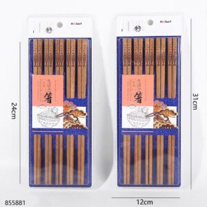 Carved Ironwood Chopsticks 10 Pairs 6391 - Image 2