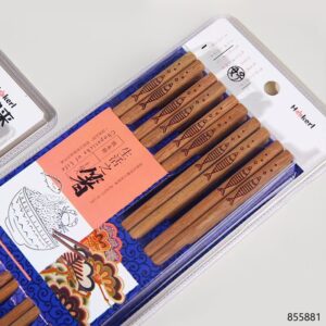 Carved Ironwood Chopsticks 10 Pairs 6391 - Image 3