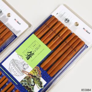 Deep Carbonized Bamboo Chopsticks 10 Pairs 6376 - Image 3