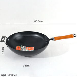 34# Non-Coating Frying Pan (Flat Base with Handles) - Image 5