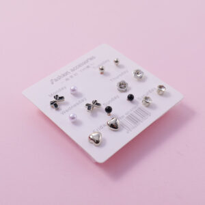 Random Mixed Style Epoxy 7Pairs Earring-3 - Image 2