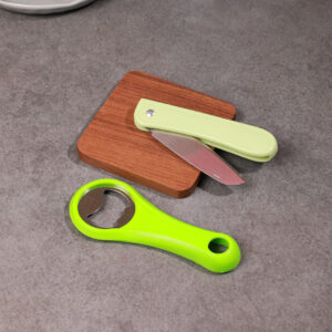 Stainless steel opener + fruit knife combo - Image 3