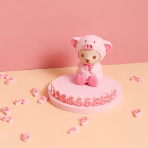 Pig stop sign--teddy collection series - Image 3