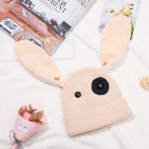 Rabbit childrens knitted hat - Image 5