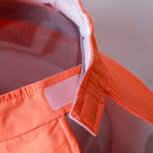 Letters embroidered visor cap-orange - Image 4