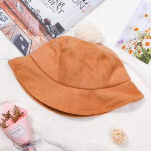 Fishermens hat with wool ball - Image 4